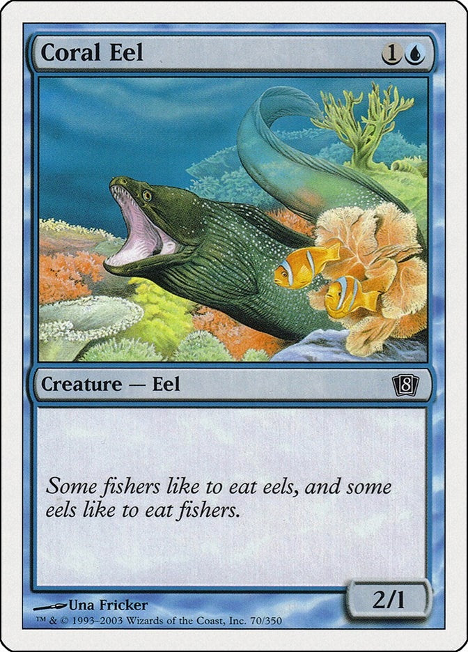 Image for Coral Eel (70) [8th Edition] - Magic: The Gathering