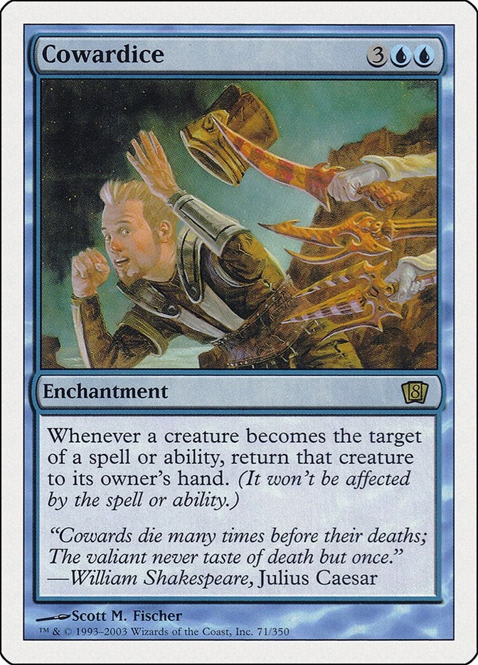 Image for Cowardice (71) [8th Edition] - Magic: The Gathering
