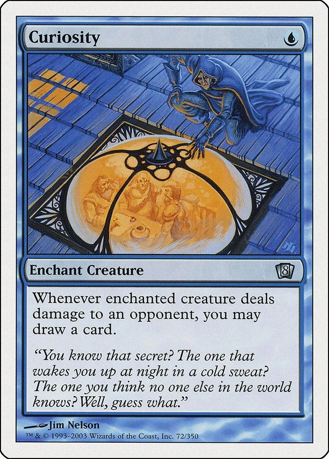 Image for Curiosity (72) [8th Edition] - Magic: The Gathering