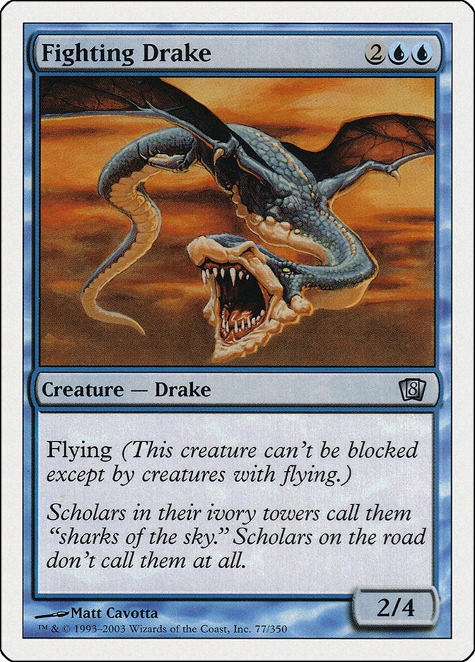 Image for Fighting Drake (77) [8th Edition] - Magic: The Gathering
