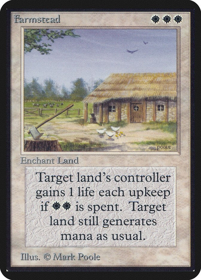 Image for Farmstead [Alpha Edition] - Magic: The Gathering