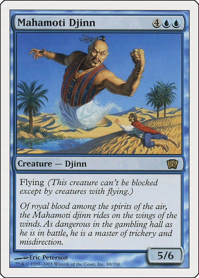 Image for Mahamoti Djinn (88) [8th Edition] - Magic: The Gathering