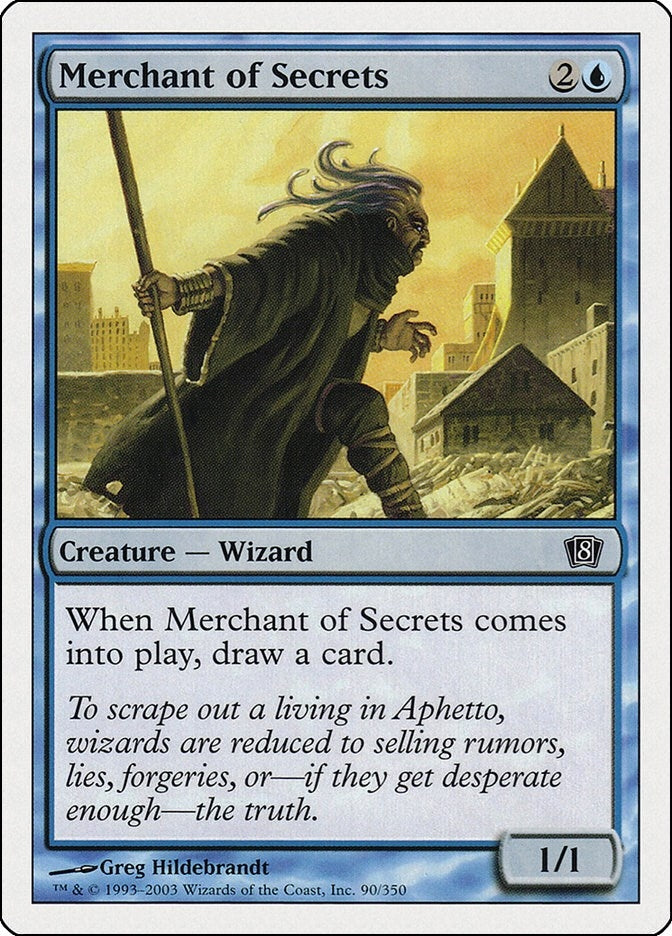 Image for Merchant of Secrets (90) [8th Edition] - Magic: The Gathering