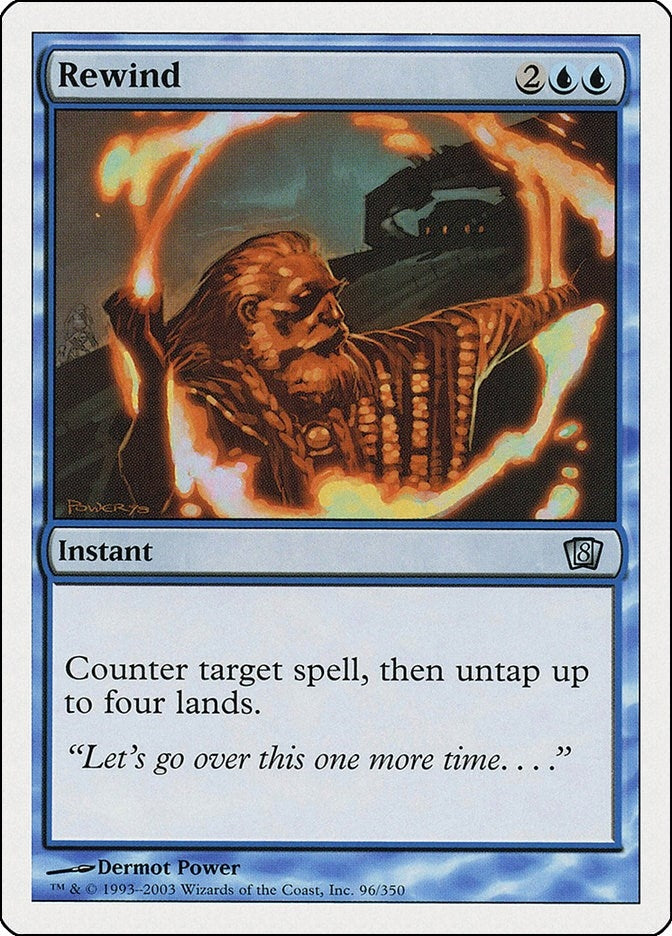Image for Rewind (96) [8th Edition] - Magic: The Gathering