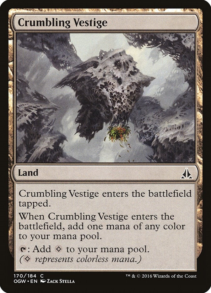 Image for Crumbling Vestige (170) [Oath of the Gatewatch] - Magic: The Gathering