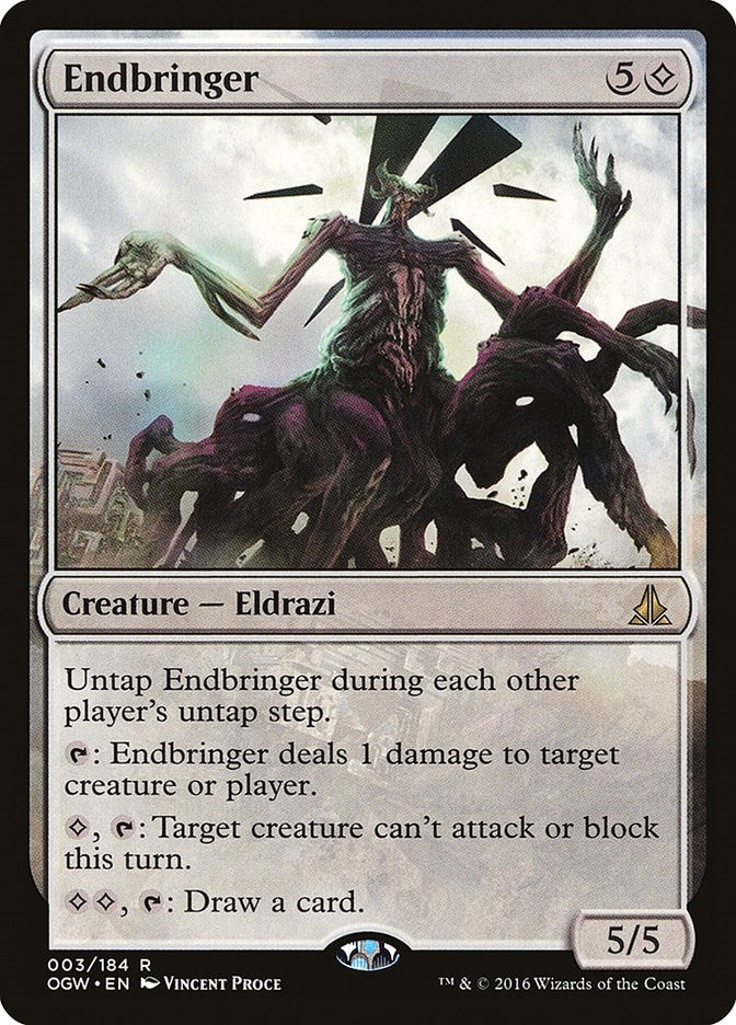 Image for Endbringer (3) [Oath of the Gatewatch] - Magic: The Gathering
