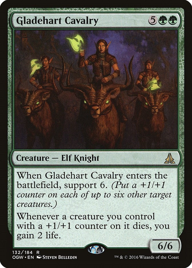 Image for Gladehart Cavalry (132) [Oath of the Gatewatch] - Magic: The Gathering