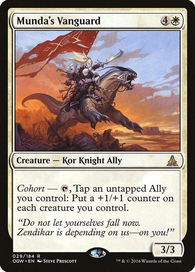 Image for Munda's Vanguard (29) [Oath of the Gatewatch] - Magic: The Gathering