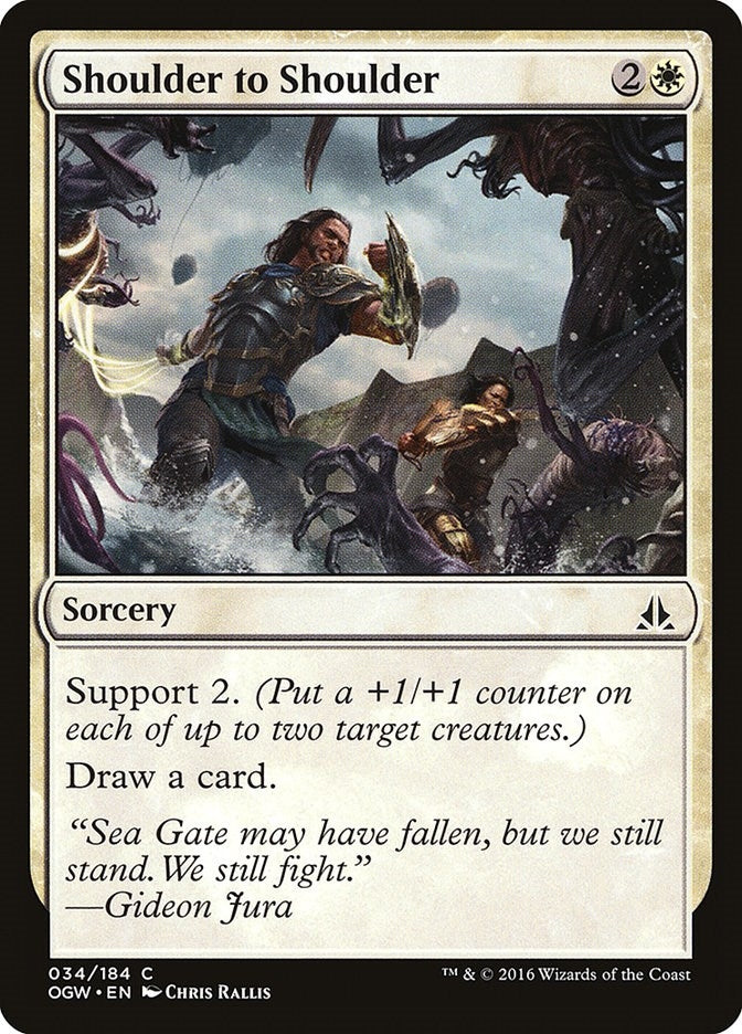 Image for Shoulder to Shoulder (34) [Oath of the Gatewatch] - Magic: The Gathering