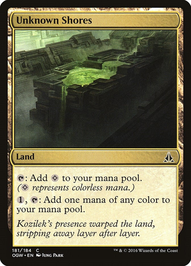 Image for Unknown Shores (181) [Oath of the Gatewatch] - Magic: The Gathering