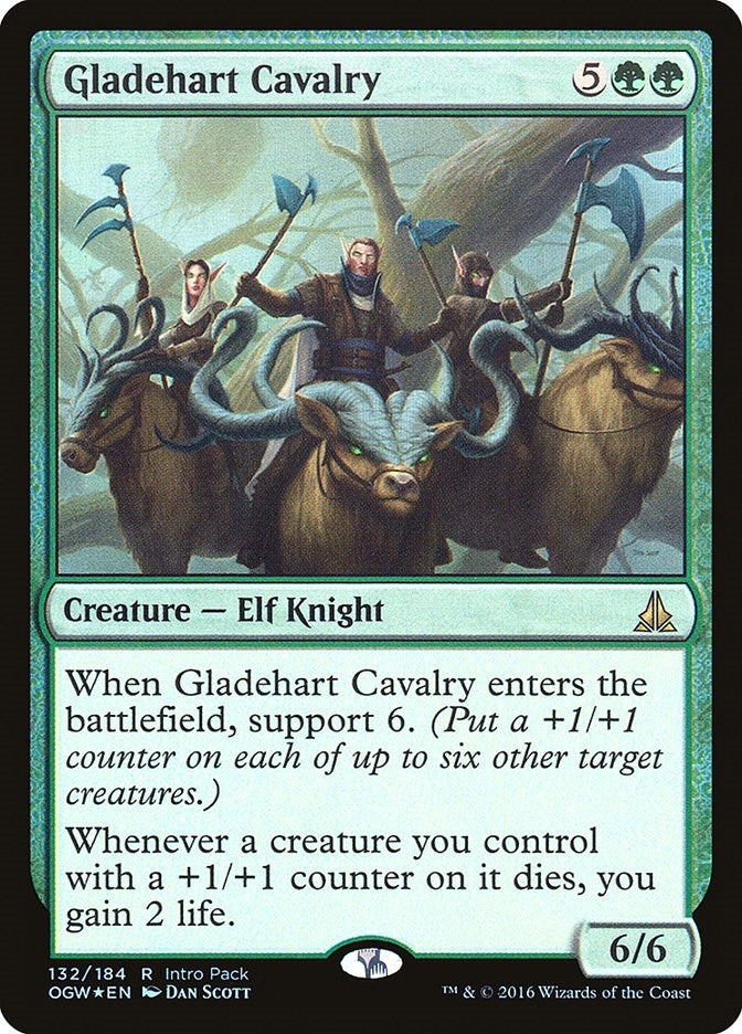 Image for Gladehart Cavalry (132) [Unique and Miscellaneous Promos] - Magic: The Gathering