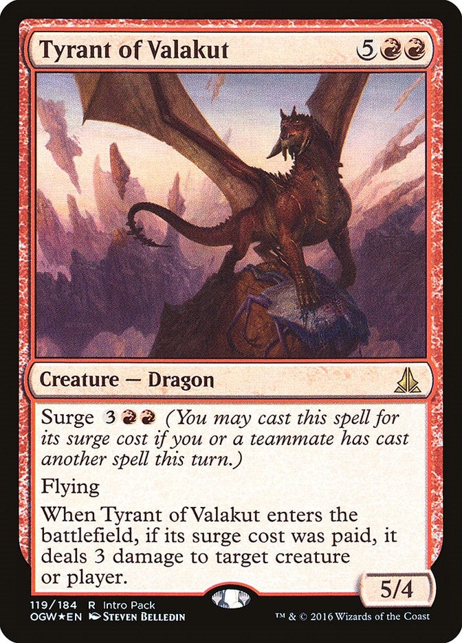Image for Tyrant of Valakut (119) [Unique and Miscellaneous Promos] - Magic: The Gathering