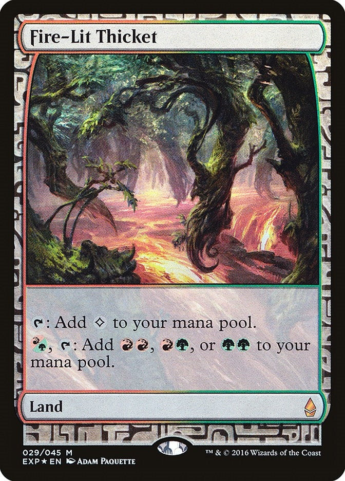 Image for Fire-Lit Thicket (29) [Zendikar Expeditions] - Magic: The Gathering