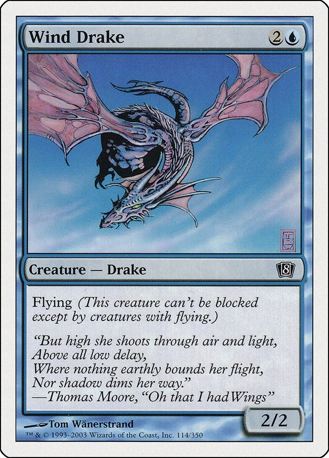 Image for Wind Drake (114) [8th Edition] - Magic: The Gathering