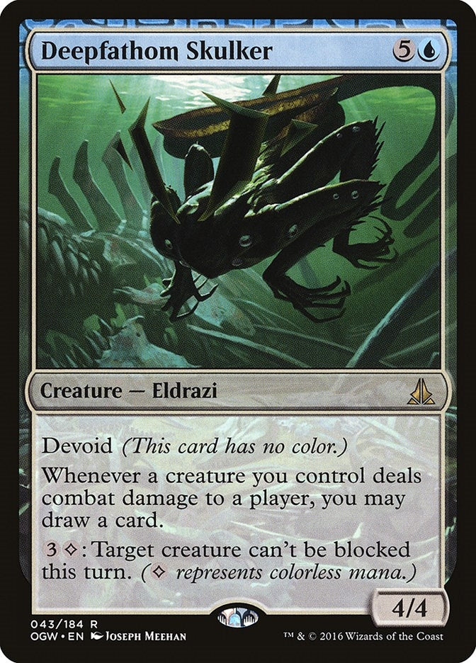 Image for Deepfathom Skulker (43) [Oath of the Gatewatch] - Magic: The Gathering
