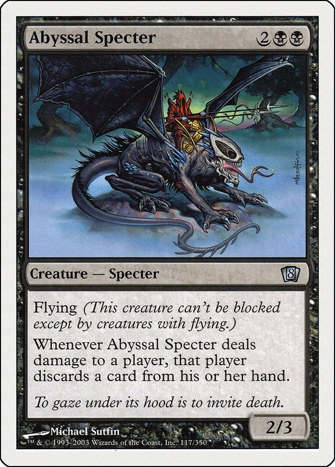 Image for Abyssal Specter (117) [8th Edition] - Magic: The Gathering