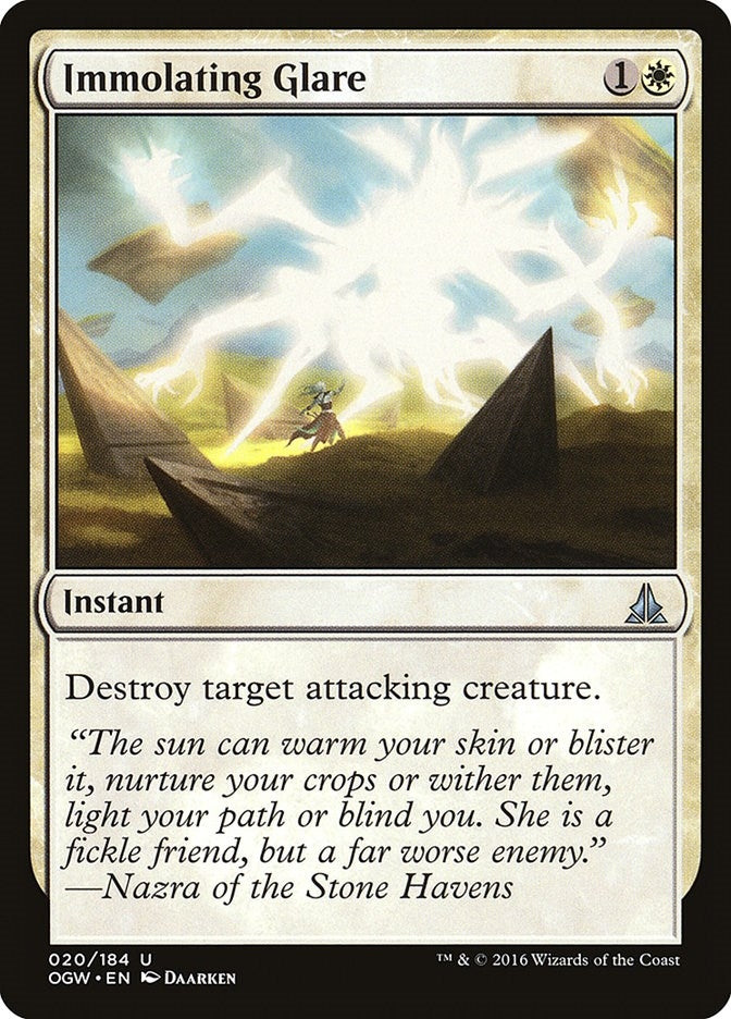 Image for Immolating Glare (20) [Oath of the Gatewatch] - Magic: The Gathering