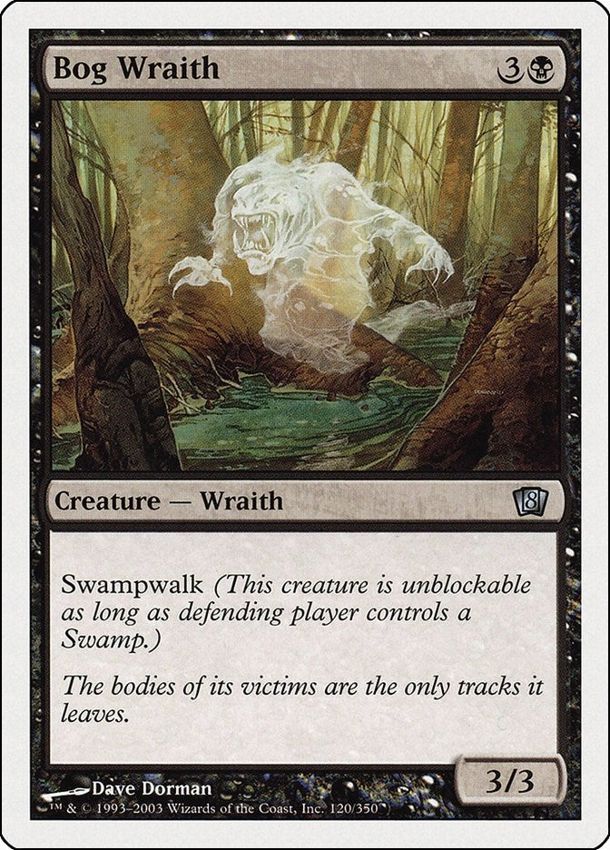 Image for Bog Wraith (120) [8th Edition] - Magic: The Gathering