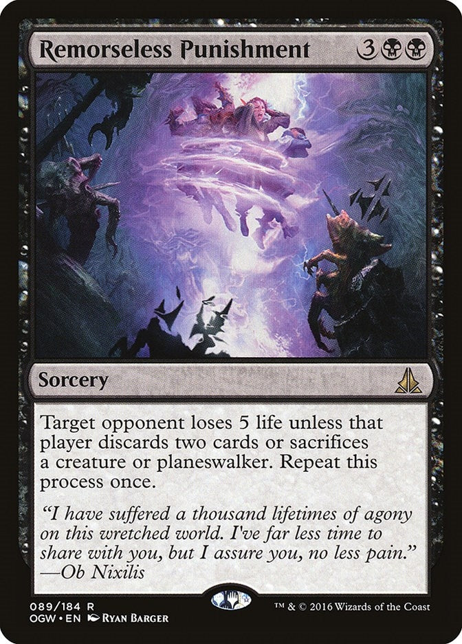 Image for Remorseless Punishment (89) [Oath of the Gatewatch] - Magic: The Gathering