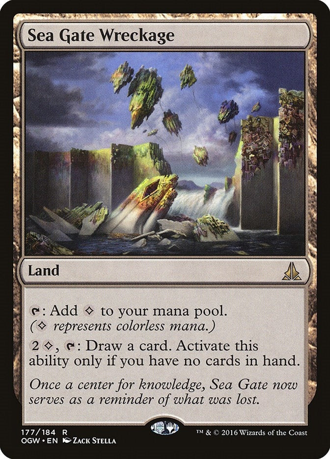 Image for Sea Gate Wreckage (177) [Oath of the Gatewatch] - Magic: The Gathering