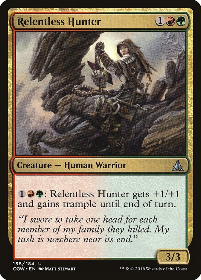 Image for Relentless Hunter (158) [Oath of the Gatewatch] - Magic: The Gathering