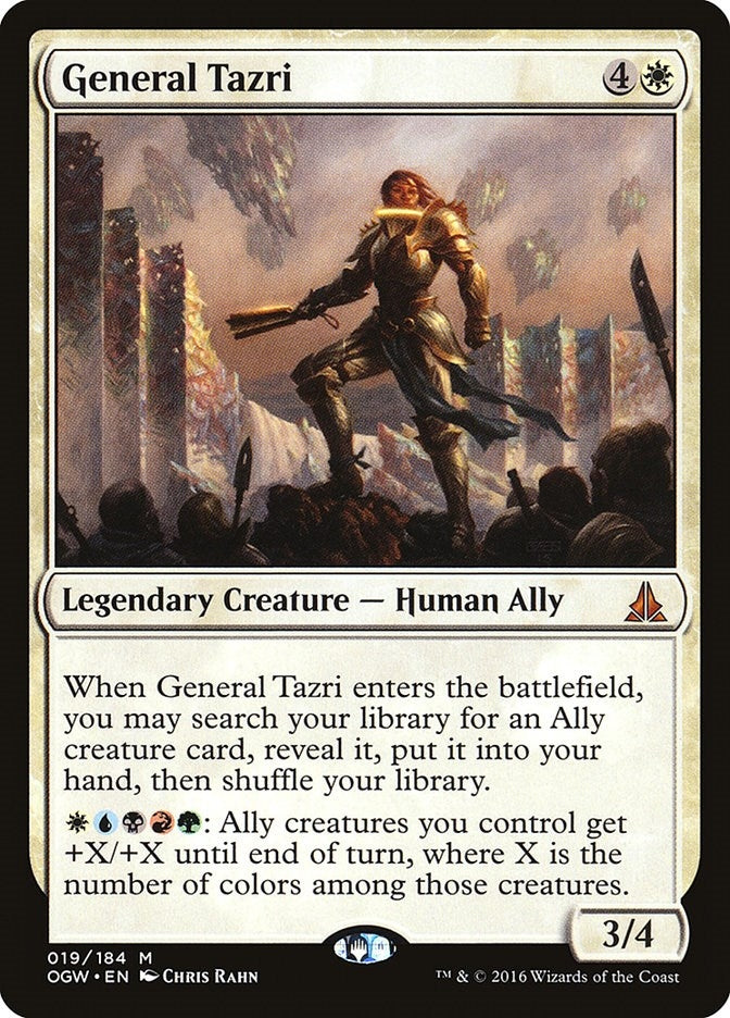 Image for General Tazri (19) [Oath of the Gatewatch] - Magic: The Gathering