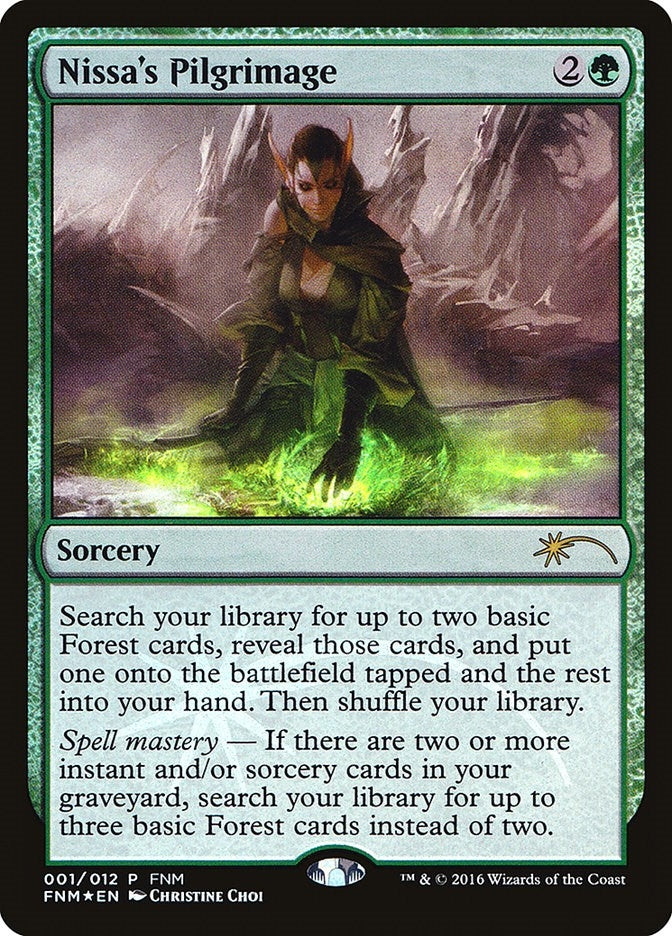 Image for Nissa's Pilgrimage (1) [FNM Promos] - Magic: The Gathering
