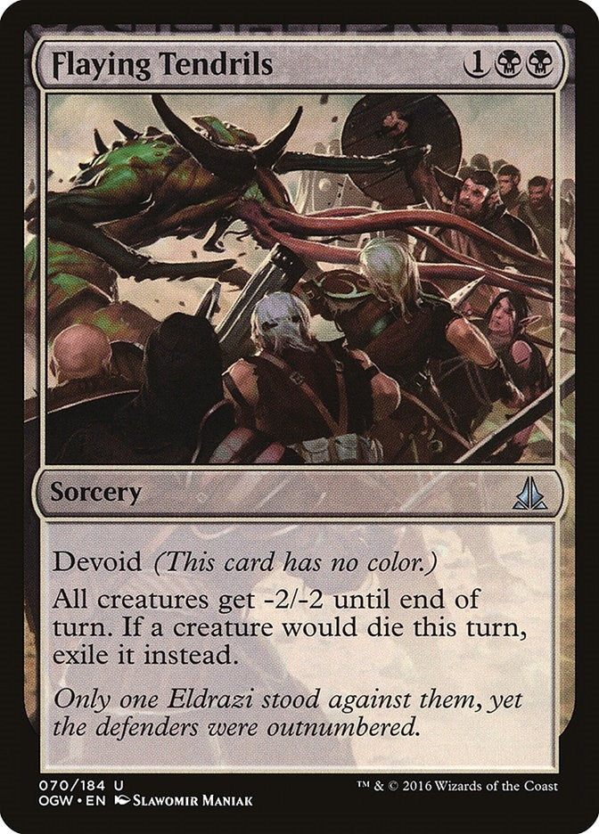 Image for Flaying Tendrils (70) [Oath of the Gatewatch] - Magic: The Gathering