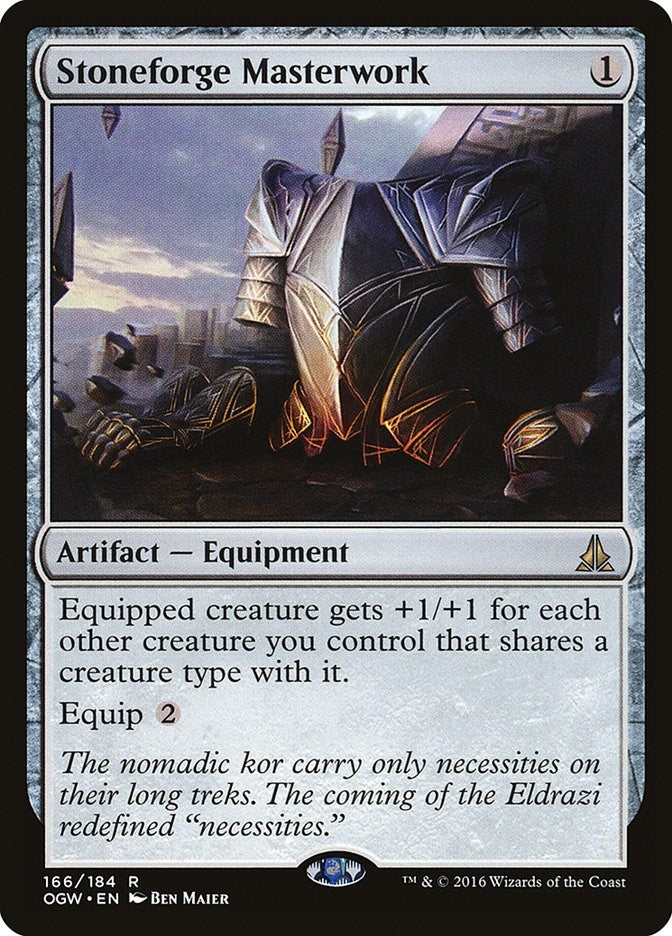 Image for Stoneforge Masterwork (166) [Oath of the Gatewatch] - Magic: The Gathering