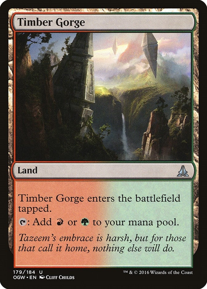 Image for Timber Gorge (179) [Oath of the Gatewatch] - Magic: The Gathering