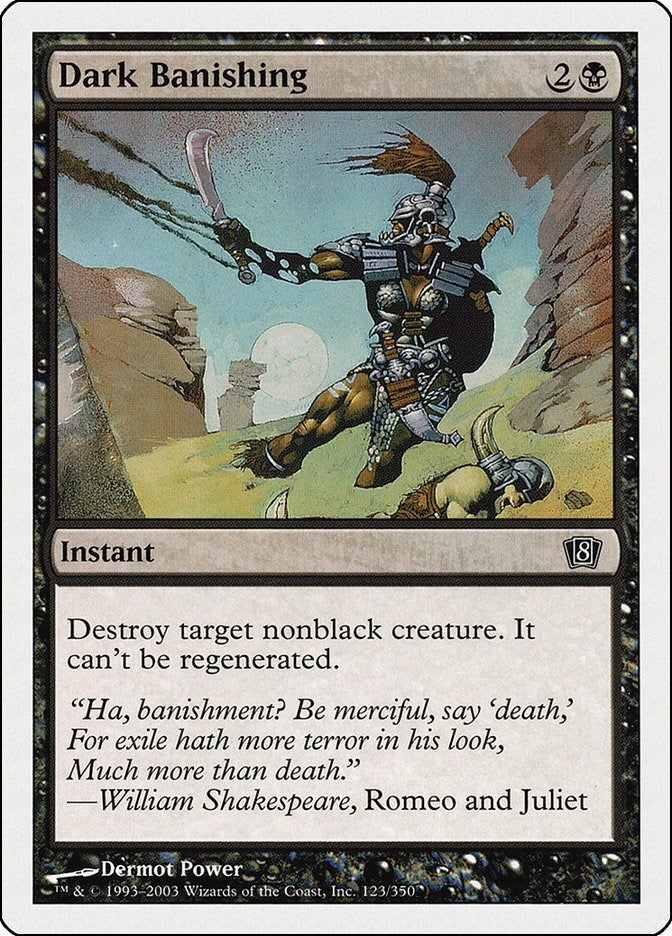 Image for Dark Banishing (123) [8th Edition] - Magic: The Gathering