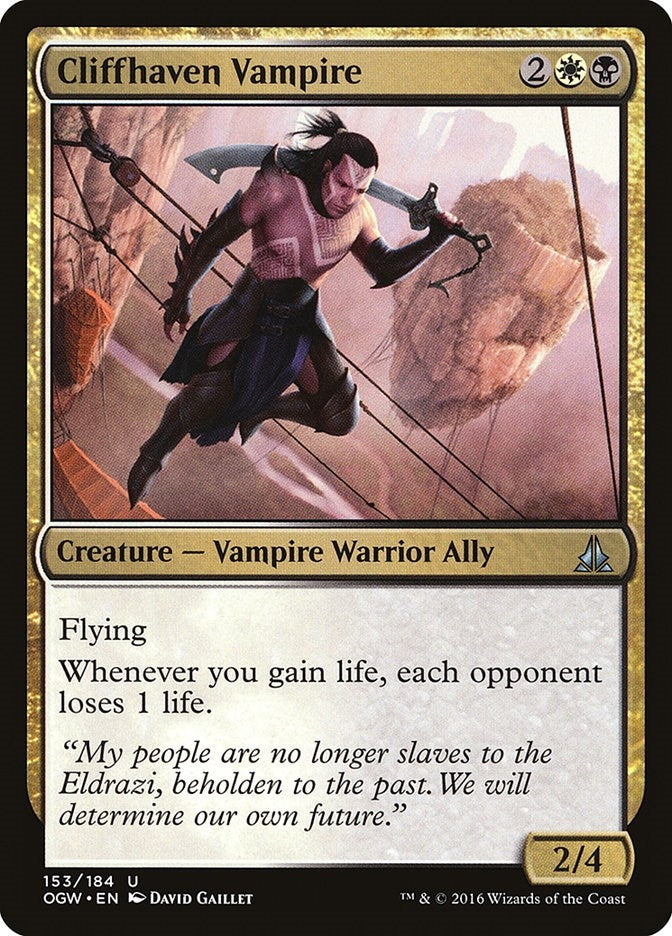 Image for Cliffhaven Vampire (153) [Oath of the Gatewatch] - Magic: The Gathering