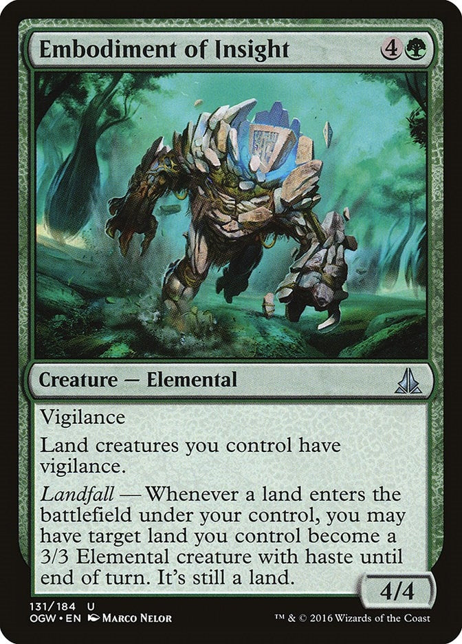 Image for Embodiment of Insight (131) [Oath of the Gatewatch] - Magic: The Gathering
