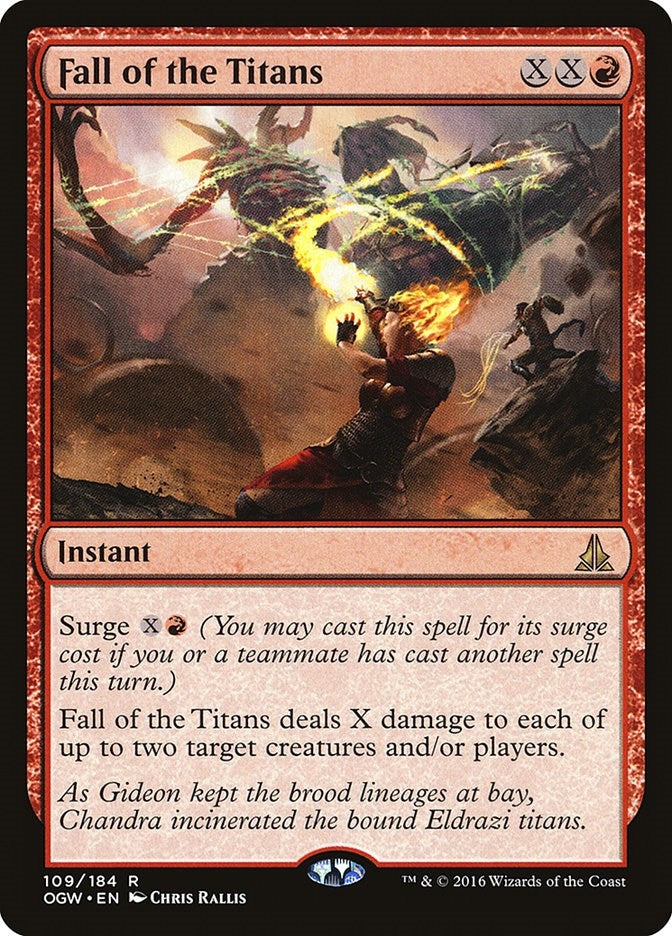 Image for Fall of the Titans (109) [Oath of the Gatewatch] - Magic: The Gathering