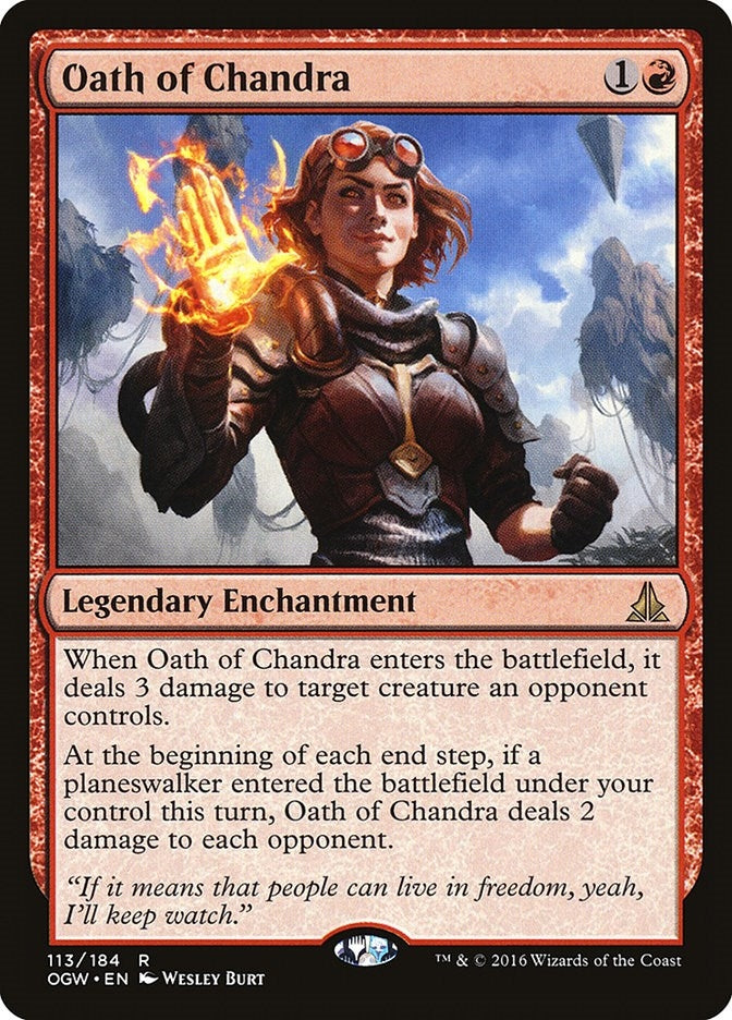 Image for Oath of Chandra (113) [Oath of the Gatewatch] - Magic: The Gathering