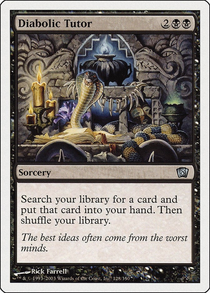 Image for Diabolic Tutor (128) [8th Edition] - Magic: The Gathering