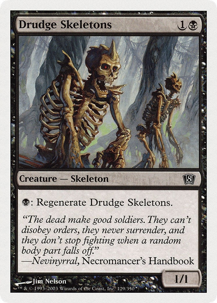 Image for Drudge Skeletons (129) [8th Edition] - Magic: The Gathering