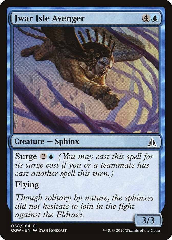 Image for Jwar Isle Avenger (58) [Oath of the Gatewatch] - Magic: The Gathering