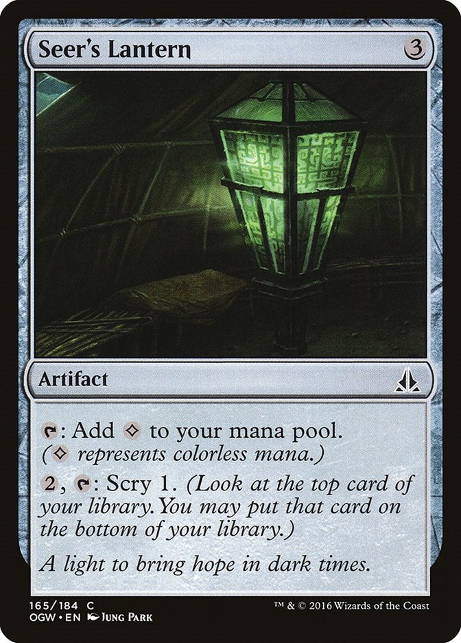 Image for Seer's Lantern (165) [Oath of the Gatewatch] - Magic: The Gathering