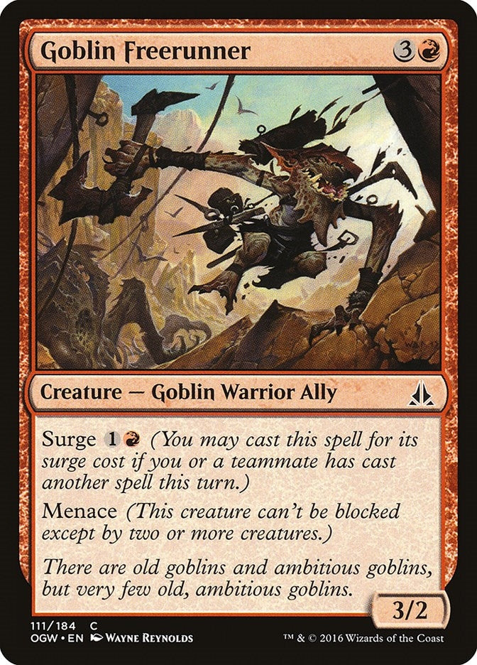 Image for Goblin Freerunner (111) [Oath of the Gatewatch] - Magic: The Gathering