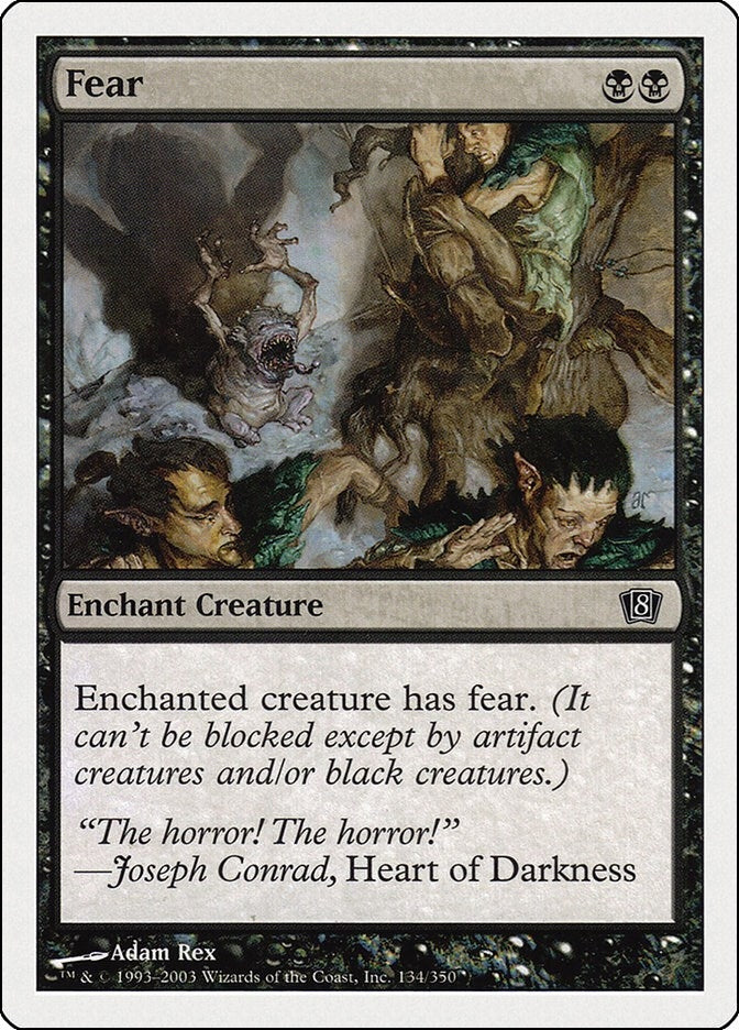 Image for Fear (134) [8th Edition] - Magic: The Gathering