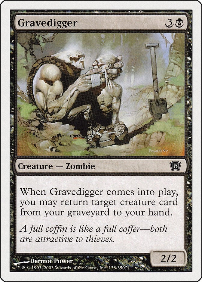Image for Gravedigger (138) [8th Edition] - Magic: The Gathering