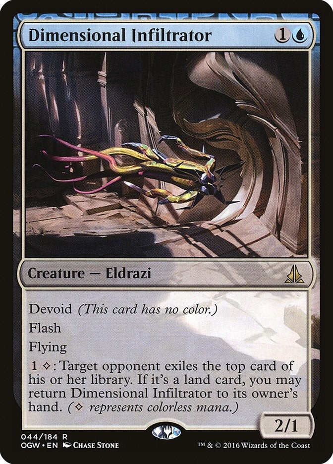Image for Dimensional Infiltrator (44) [Oath of the Gatewatch] - Magic: The Gathering