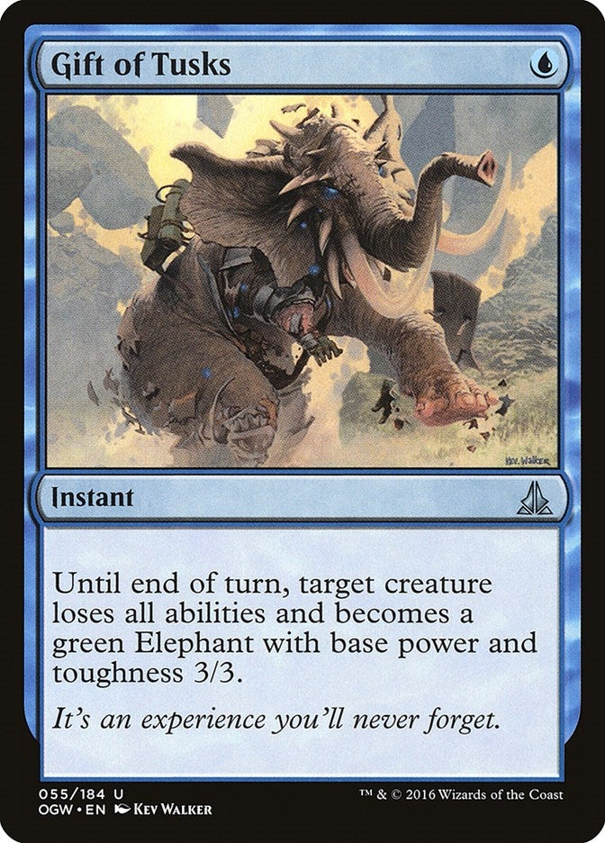Image for Gift of Tusks (55) [Oath of the Gatewatch] - Magic: The Gathering