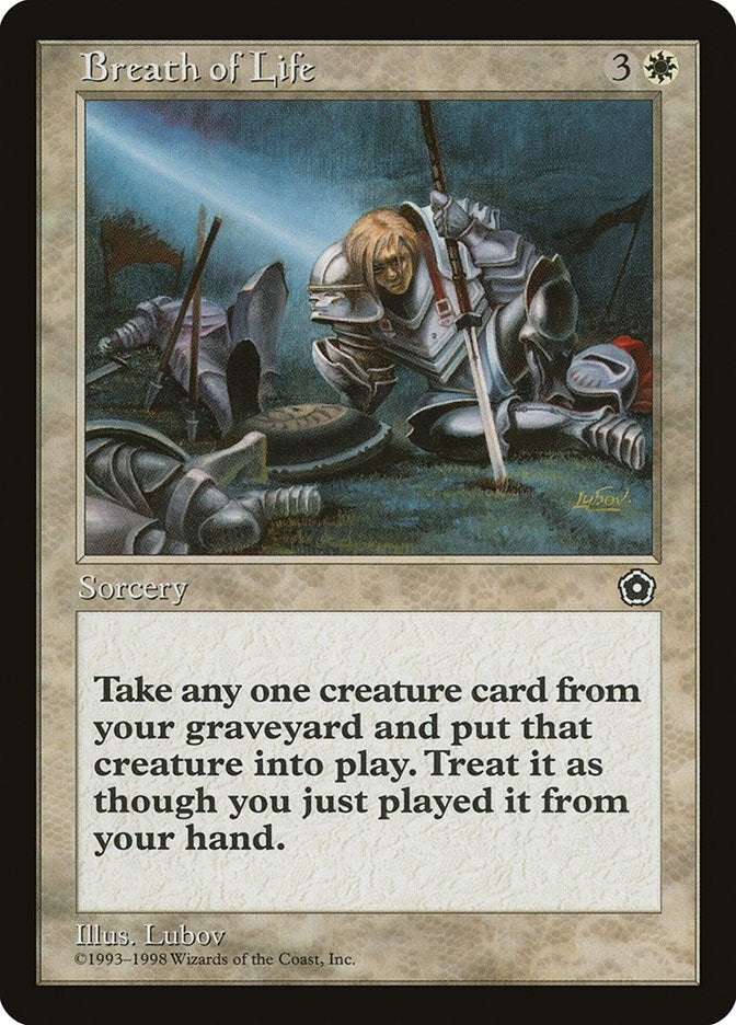 Image for Breath of Life [Portal Second Age] - Magic: The Gathering