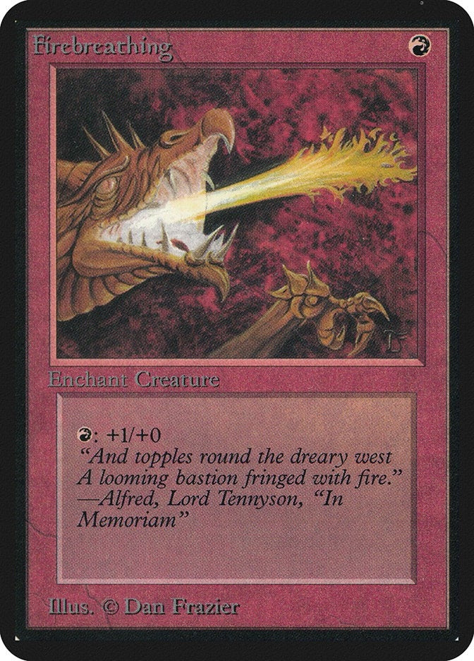 Image for Firebreathing [Alpha Edition] - Magic: The Gathering