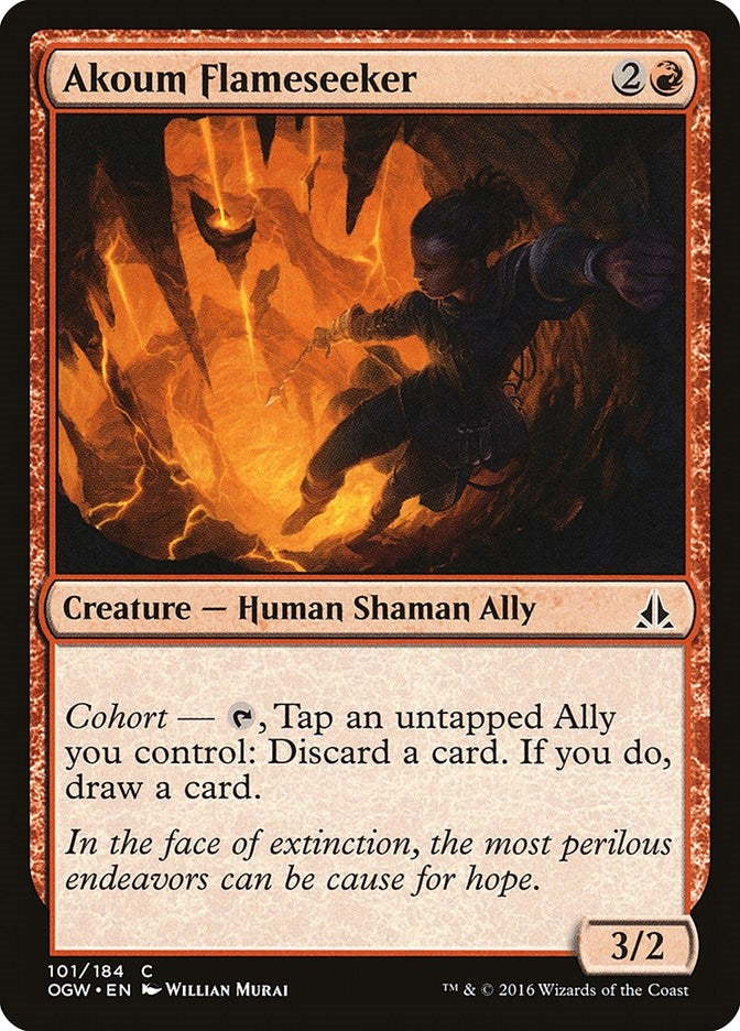 Image for Akoum Flameseeker (101) [Oath of the Gatewatch] - Magic: The Gathering