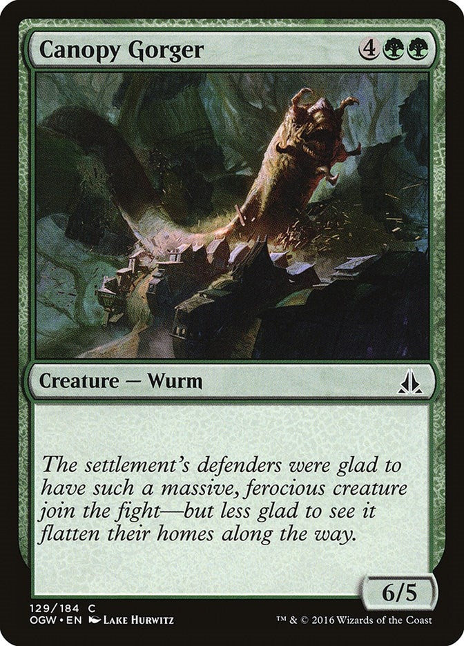 Image for Canopy Gorger (129) [Oath of the Gatewatch] - Magic: The Gathering