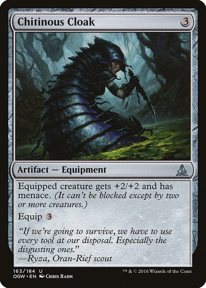 Image for Chitinous Cloak (163) [Oath of the Gatewatch] - Magic: The Gathering