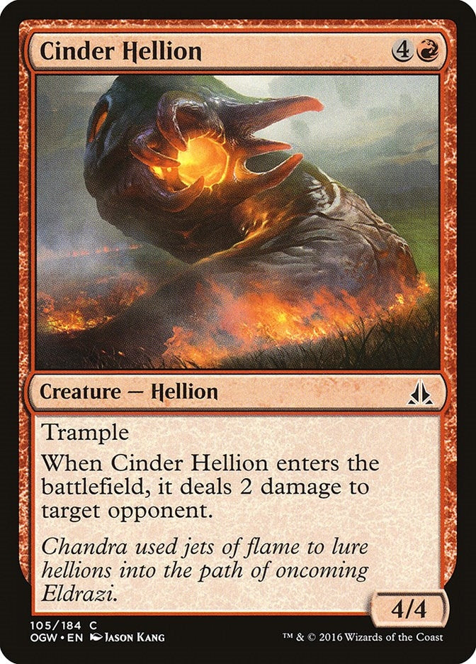 Image for Cinder Hellion (105) [Oath of the Gatewatch] - Magic: The Gathering